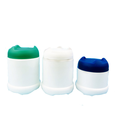 Банка бутылки медицины таблетки любимца BPA свободная пустая пластиковая 300 Ml с крышкой формы кота