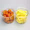 Хранение еды широкого рта пластиковое раздражает банки конфеты ЛЮБИМЦА Dia65mm ясные чокнутые пластиковые